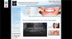 Desktop Screenshot of fairfaxvirginiacosmeticdentist.com